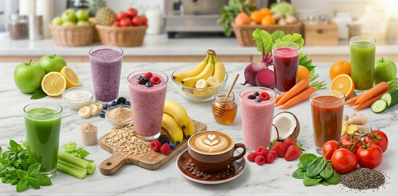 Fresh cold pressed juice banner image